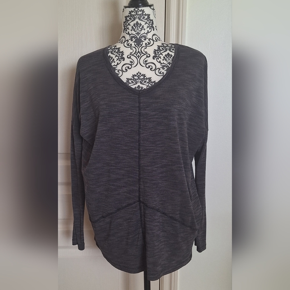 Cable & gauge grey long sleeve shirt/tunic size Small